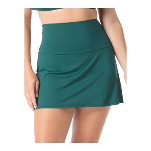 Coco Reef Soar Ultra High Swim Skirt - Classic Solids in Jasper NWT